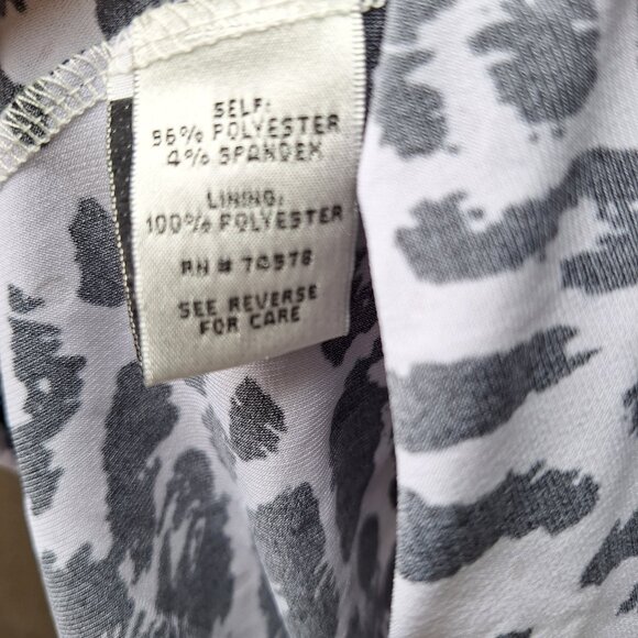 Cache Black and White Animal Print Tank Top - Picture 6 of 6